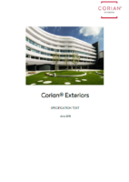 CORIAN -SPECIAL EXTERIEUR-COULEURS