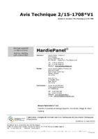 HardiePanel Avis Technique 2-15-1708-V1_02-2017